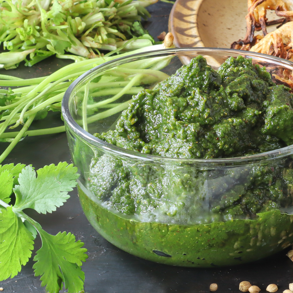 Indian coriander chutney (that you’ll want to put on everything)
