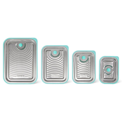 Set di contenitori per sottovuoto Luvele Fresh | Set da 4 pezzi con Pompa Manuale